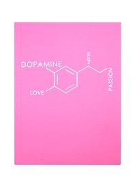 Записная книжка «Molecule. Dopamine» А6, 80 листов в линейку, Listoff