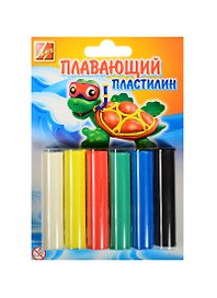 Пластилин плавающий 6цв. 22С 1430-08