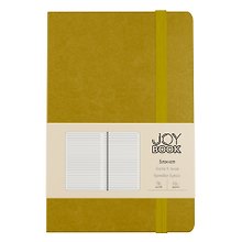 Записная книжка «Фисташковый мусс» А6, 96 листов в линейку, экокожа, Joy Book