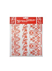 Трафарет многоразовый «Бордюр. Артдеко №1», 20х25 см, ПВХ, Barocci