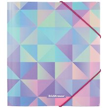 Папка на резинке «Magic Rhombs» А5+, пластик, Erich Krause