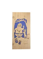 Открытка дерево С новым годом Дед мороз и олень (31611-33) (Эстетика)