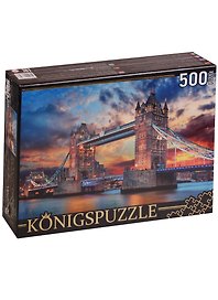 Пазл Königspuzzle 500 эл.Лондон. Тауэрский мост ГИК500-8308