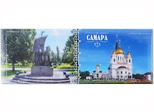 ГС Магнит закатной  115х40мм Самара Храм Памятник Петру и Февронии (031048мз11501)