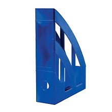 Лоток вертикальный "Classic" синий, прозр., Herlitz
