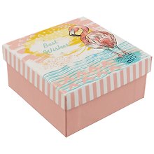 Подарочная коробка «Flamingo best wishes», маленькая