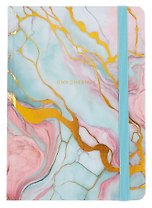 Ежедневник недат. А5 128л "Marble" тв.обложка, тиснение фольгой