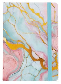 Ежедневник недатированный «Marble» А5, 128 листов, Brauberg