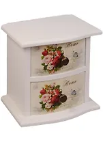 Шкатулка для ювелирных украшений (16х11х16) (МДФ) (38847)