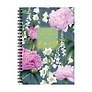 Тетрадь 120л кл. "La Fleur. Spring" 7БЦ, спираль, мат.текст.ламинация, тисн.фольгой