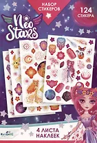 Набор стикеров Neo Stars дизайн 1