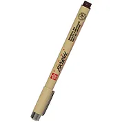 Ручка-кисточка капиллярная Pigma Brush Сепия темный, Sakura