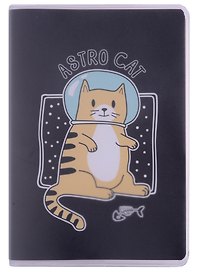 Записная книжка «Astro cat» А7, 80 листов в клетку