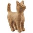 Фигурка из папье-маше объемная Кошка хвост вверх, 5*12*11,5см (АР600) - 0