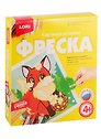 Набор для творчества Фреска LORI Картина из песка LORI Лисичка с ромашками кп-054