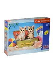 Пазл 180 MIDI B-018086 Котята (32х23см) (7+) (коробка) (Castorland)