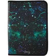 Папка для тетрадей «Emerald Stardust» А4, пластик, на молнии с трёх сторон, Erich Krause