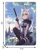 Записная книжка «Аниме. Девушка волшебниц» А6, 32 листа в клетку, сшивка - 1
