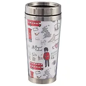 Термостакан Лондонский стиль (пластик) (400мл)