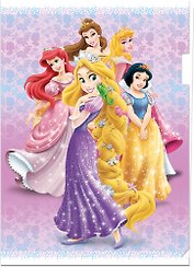 Папка-уголок А4 "Принцессы" 180мк, Disney