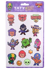 Переводные тату Brawl Stars, в ассортименте