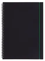 Тетрадь А4 80 листов, клетка, "Favorite Black. No 2" спираль