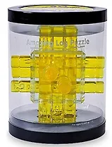 Головоломка Log Puzzle желтая (am-1436-4)