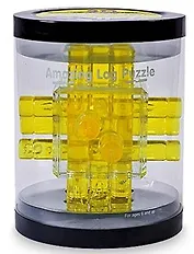 Головоломка Log Puzzle желтая (am-1436-4)