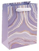 Пакет А5 18*23*10 "Marble stone" нейтр., тиснение фольгой, бум.мат.ламинат - 1