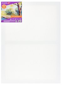 Холст на подрамнике 50*70см 280г/м2, грунт, 100% хлопок, мелкое зерно, BRAUBERG ART DEBUT