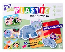Настольная игра «Мама и малыш. Пластик на липучках», Десятое Королевство