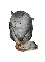 Фигурка Кошка с мышкой (450-349) 8СМ