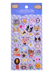 Наклейки зефирные Party Котики (Yls-008)(9,5*20.5)