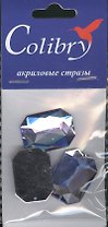 Стразы акриловые Colibry 18 (Oc18-25) (восьмиугольные) (18х25 мм) (упаковка)