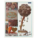 Тетрадь в клетку Hatber, "Дерево счастья", 48 листов, в ассортименте