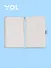 Скетчбук 9*14 80л "Yoi" голубой, 140г/м2, слоновая кость, тв.обл., Yoi - 2