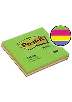 Блок бумаги 76*76 самоклеящийся Post-it 100л, "Весенняя Радуга", 3M