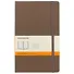 Книга для записей Moleskin Classic Large, твёрдая обложка, коричневая, 120 листов, А5 - 0