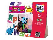 Игра, Набор букв и цифр магнитные, Kribly Boo, 60 деталей.