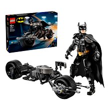 LEGO Batman: Сборная фигурка Бэтмен и Бэтцикл, 713 деталей (76273)