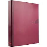 Папка архивная 35мм А4 "Work inside" 2 кольца, бордовый