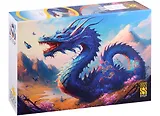 Пазл "Синий дракон", 1000 деталей