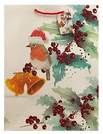 Пакет А3 46*33*10 "Снегирь" Новый год, бум.мат.лам.