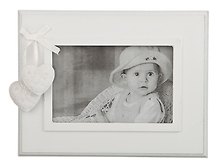 Фоторамка сердце Снежно-белый прованс (22х17х2) (222-191)