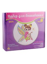 Набор для вышивания ТМ Рыжий кот 43х43 клетки.(канва б/р) Фея НШ-9882)