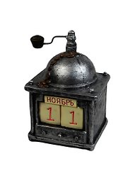 Сувенир Феникс Календарь декоративный "Кофемолка" из полирез. (10*8,5*15,3 см) 33356