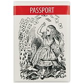 Обложка на паспорт «Alice in Wonderland. Алиса с картами» - 0