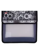 Папка для тетрадей А5 "Steampunk" пластиковая, 2отд., липучка, инд.уп.