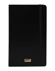 Книга для записей А5- 70л кл. "Universal" черная, инт.переплет, Schiller