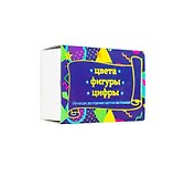 Набор из пластика «Цвета, цифры, фигуры» (30 карточек в упаковке)